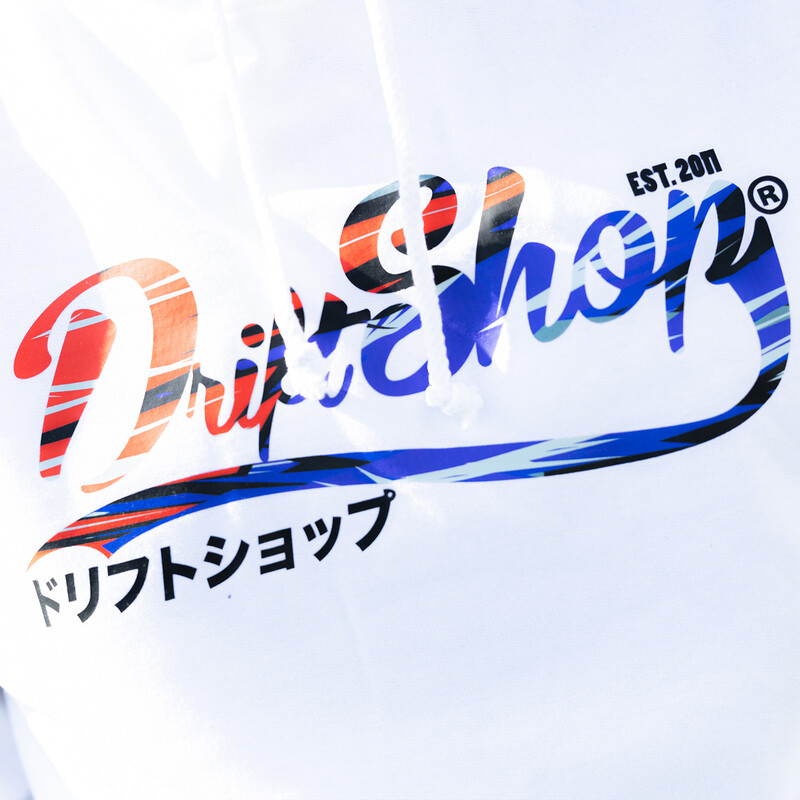 DriftShop Vintage Hoodie - Arctic White